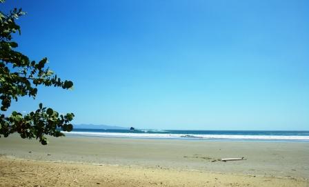 Surfing at Playa Hermosa, Nicaragua