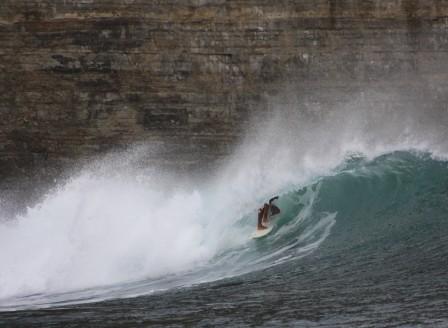 Surfing at Manzanillo Nicaragua