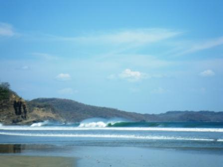 Surfing at Playa Hermosa