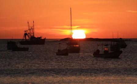 Sunset on the bay San Juan del Sur